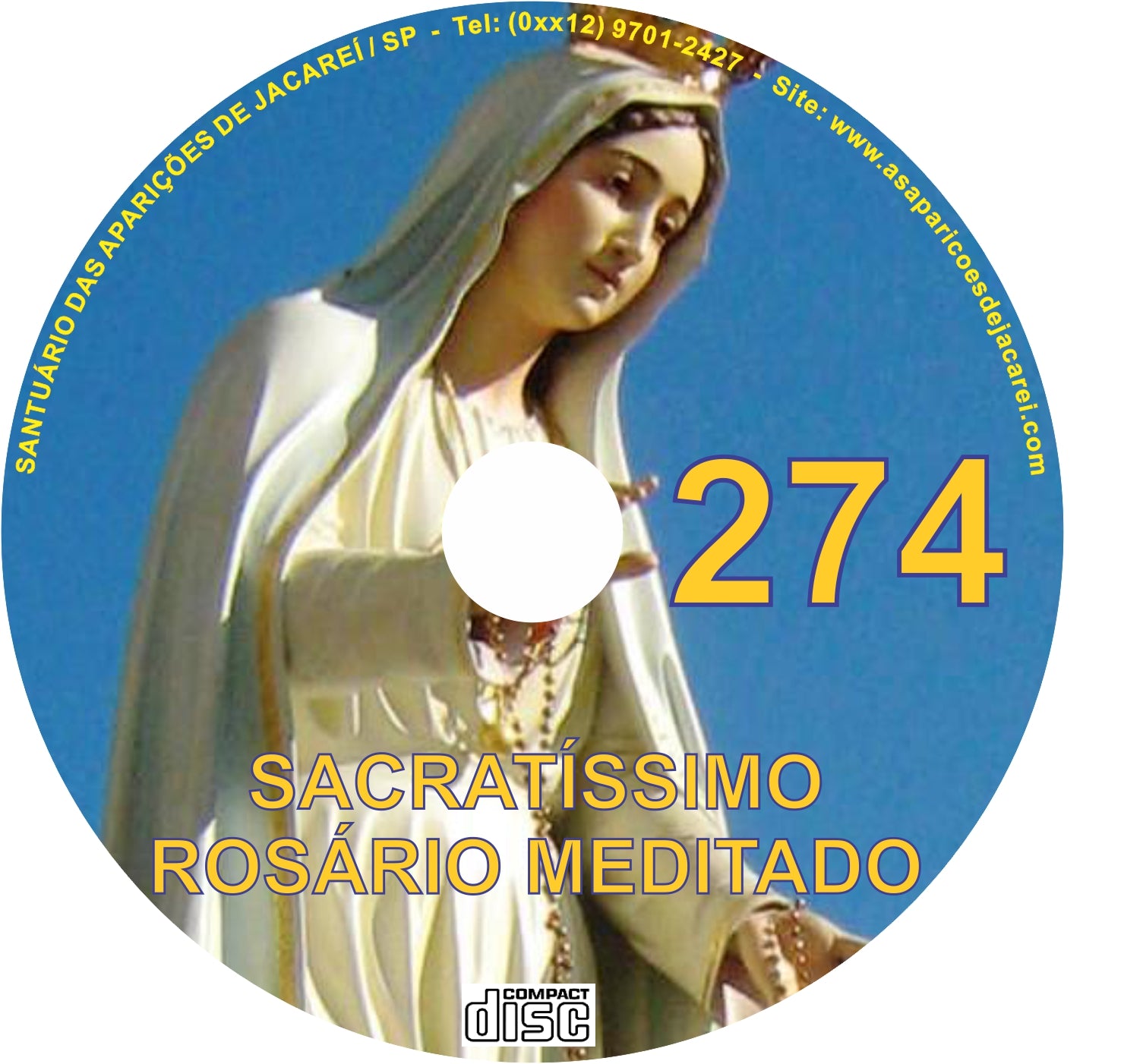 CD Rosário Meditado 274 CD Rosário Meditado 274